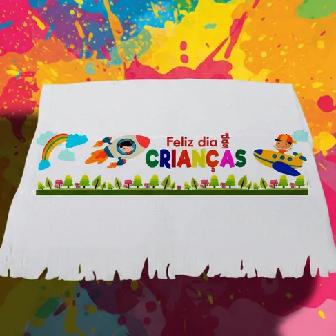 30 Toalhas Dia das Crianças, Professores, Natal, Ano NOVO,  Páscoa, Presente Dia Pais, Páscoa Evangélicos, Toalha COPA