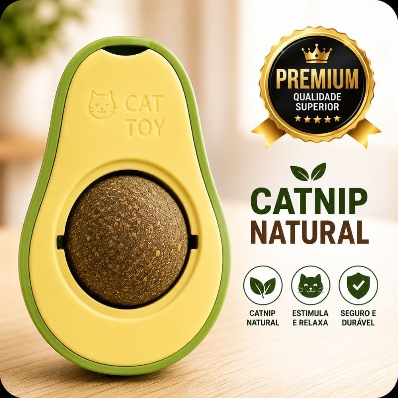 Catnip Brinquedo Gato Abacate Lambe Interativo