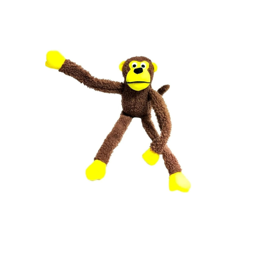 Brinquedo Cães  Pelúcia  Macaco 42 cm Pernas e Braços Longos
