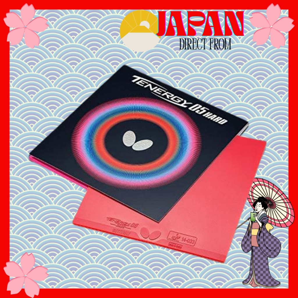 【Direct from Japan】 06030 Butterfly Tenergy 05 Hard Table Tennis Rubber – High Tension, Max Spin, Pro-Level Control