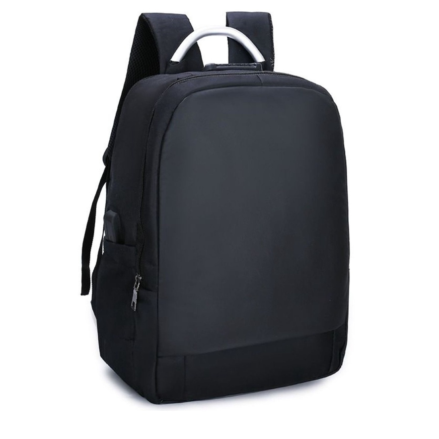 Mochila Escolar Impermeável Notebook Anti-Roubo com Cadeado Saida Cabo Usb Fone Ouvido