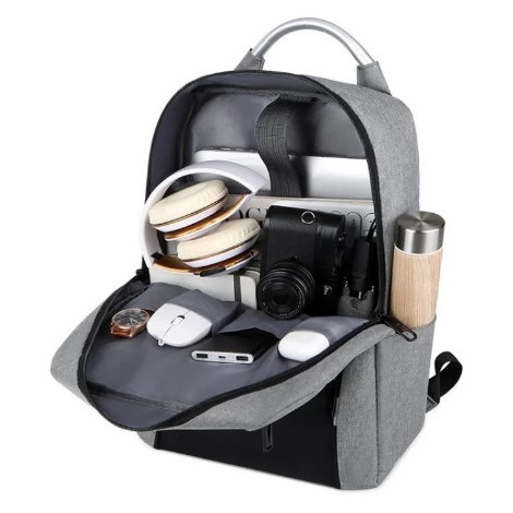Mochila Masculina Executiva (209124) Anti-Furto Roubo Notebook