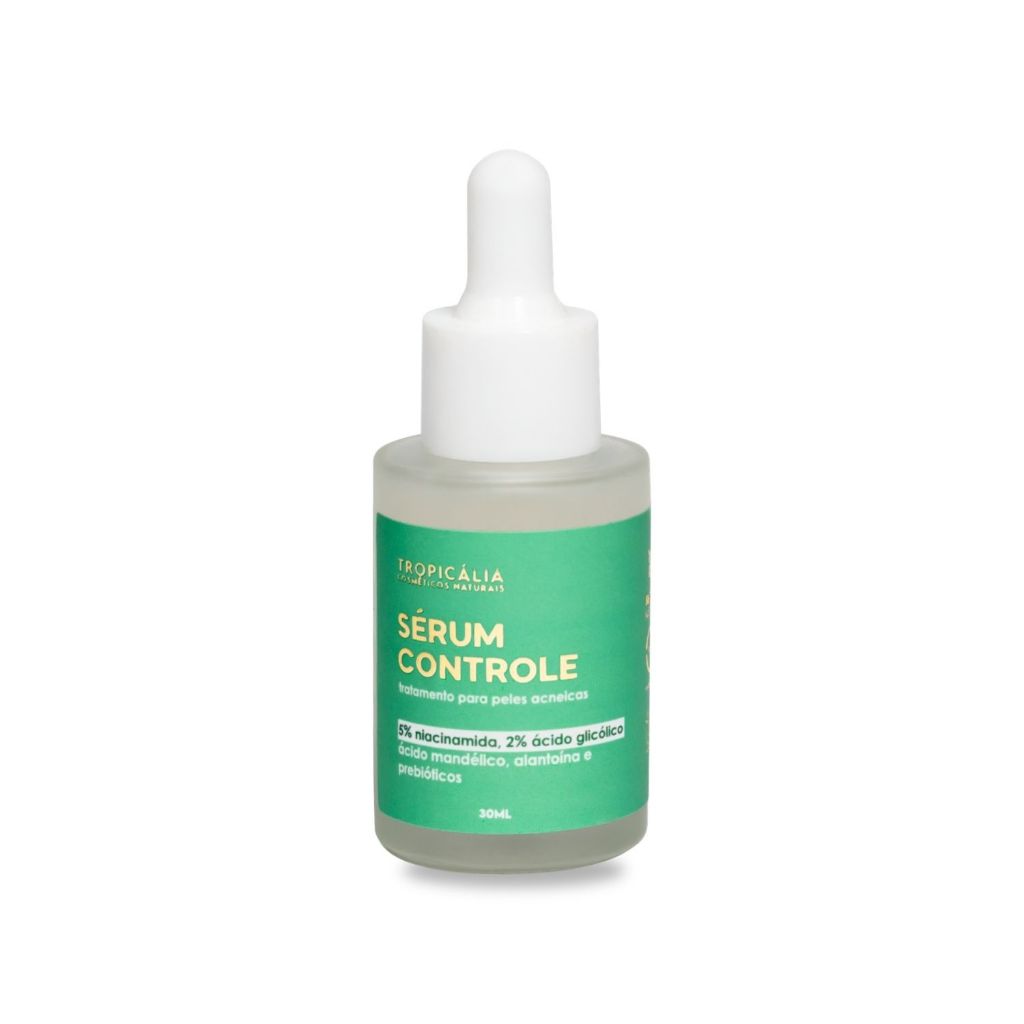 Sérum Antiacne Para Pele Oleosa E Acneica Niacinamida & Ácido Glicólico - Tropicália Cosmeticos 30mL