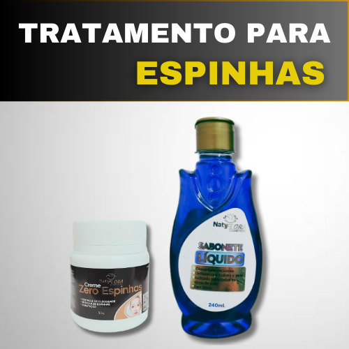 Kit Antiacne e Clareador de Manchas NatyFlora – Cuidados Completos para uma Pele Saudável e Uniforme