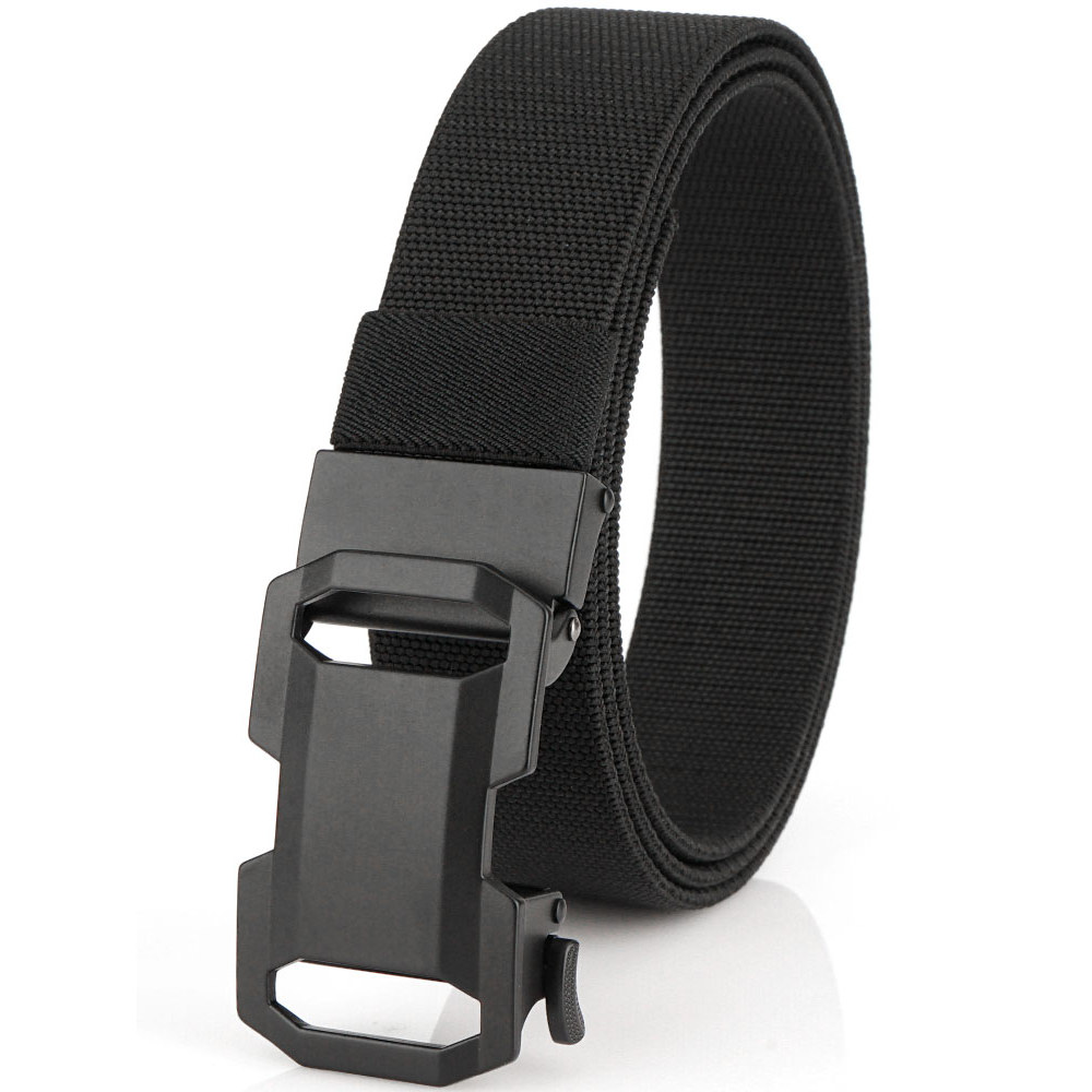 Cutable fivela automática cinto liga treinamento masculino Casual ao ar livre macacão treinamento estiramento lona calça