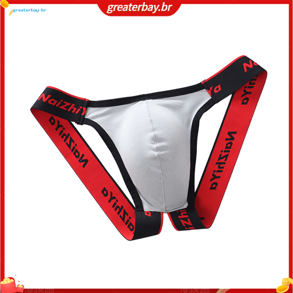 Men's Mid-rise U-convex Breathable Moisture-wicking Elastic Waist Briefs Comfortable Daily Wear Underwear for Hot Humid