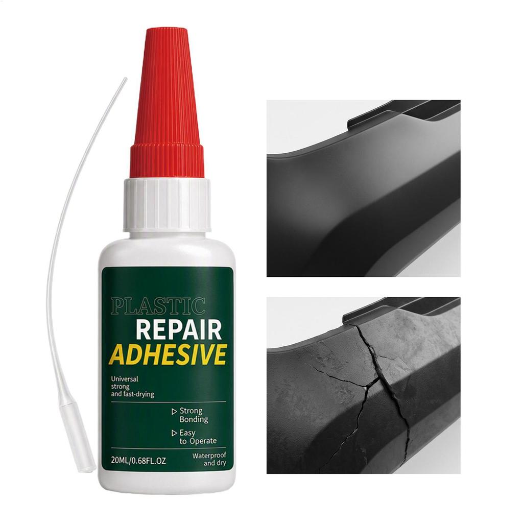 Adesivo Multiuso Para Reparo De-Choque De Carro , 20ml , Peças De Acabamento , Preenchimento De Rachaduras , Cola Adesiv