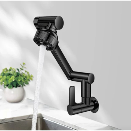360° Swivel Faucet° With Multipurpose Robotic Arm for Kitchen and Bathroom, No Dead Corners