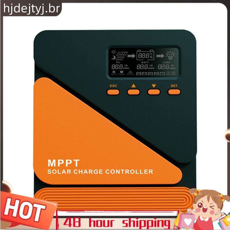 Controlador De Carga Solar MPPT 30A Painel Regulador 12V 24V Bateria Entrada PV 100VOC