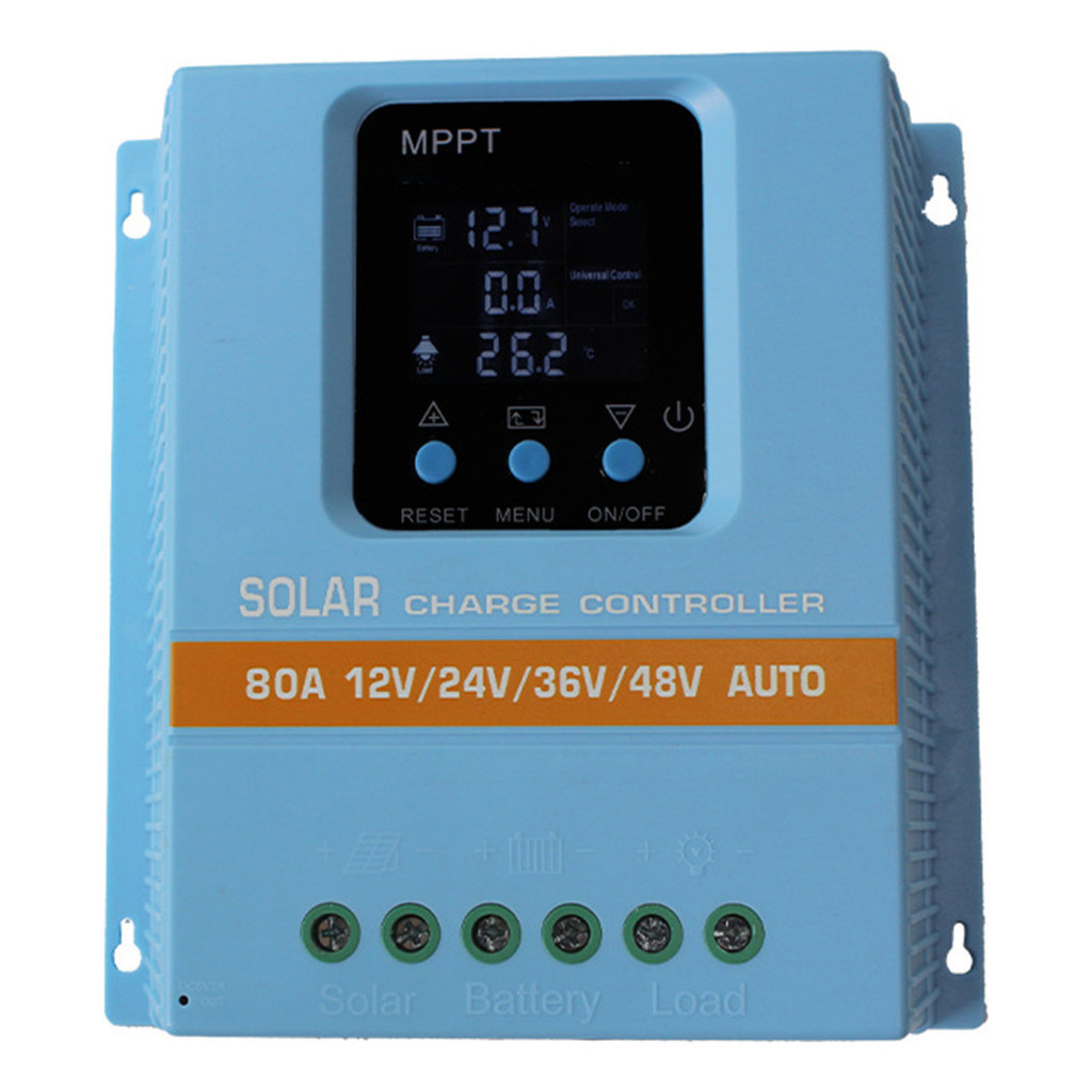 Controlador De Carga Solar MPPT 100A Regulador Para Painel Solar Bateria