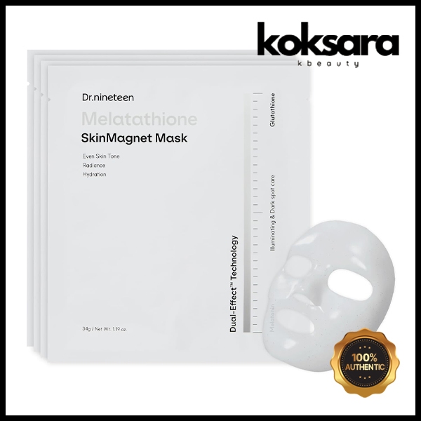 Dr.Nineteen Melatathione Skin Magnet Mask 1 / 4 (No Box)