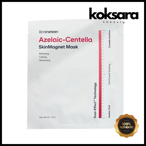 Dr.Nineteen Azelaic Centella Skin Magnet Mask 1 / 4 (No Box)