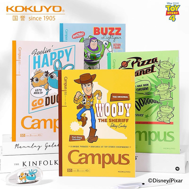 2026 Novo produto kokuyo kokuyo Disney Series Toy Story campus Encadernação Notebook B5 Pack yiks116604. br20260918