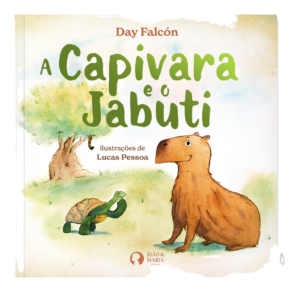 Livro Infantil A Capivara e o Jabuti | Day Falcón | Fábula Capa Dura Pós-Alfabetização Lançamento Oferta