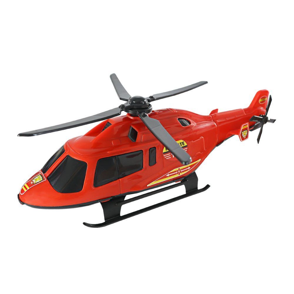 Helicóptero de Brinquedo Resgate Policial  Diversão e Aventura total presente dia das crianças mini