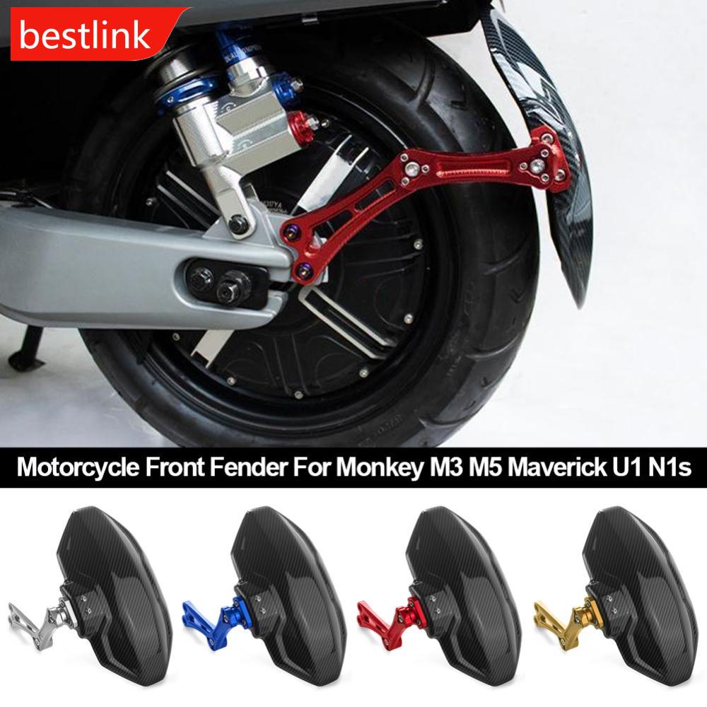 BESTLINK Universal Motorcycle Fender Extender, CNC Aluminum Rear Mudguard for Macaco M3 M5 Maverick U1 N1s