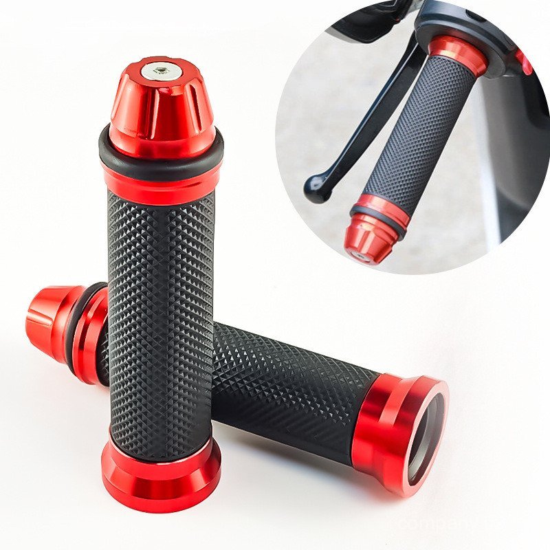 Motorcycle CNC Modified handlebar grips, handlebar modification accessories, aluminum alloy handlebar rubber grips for r