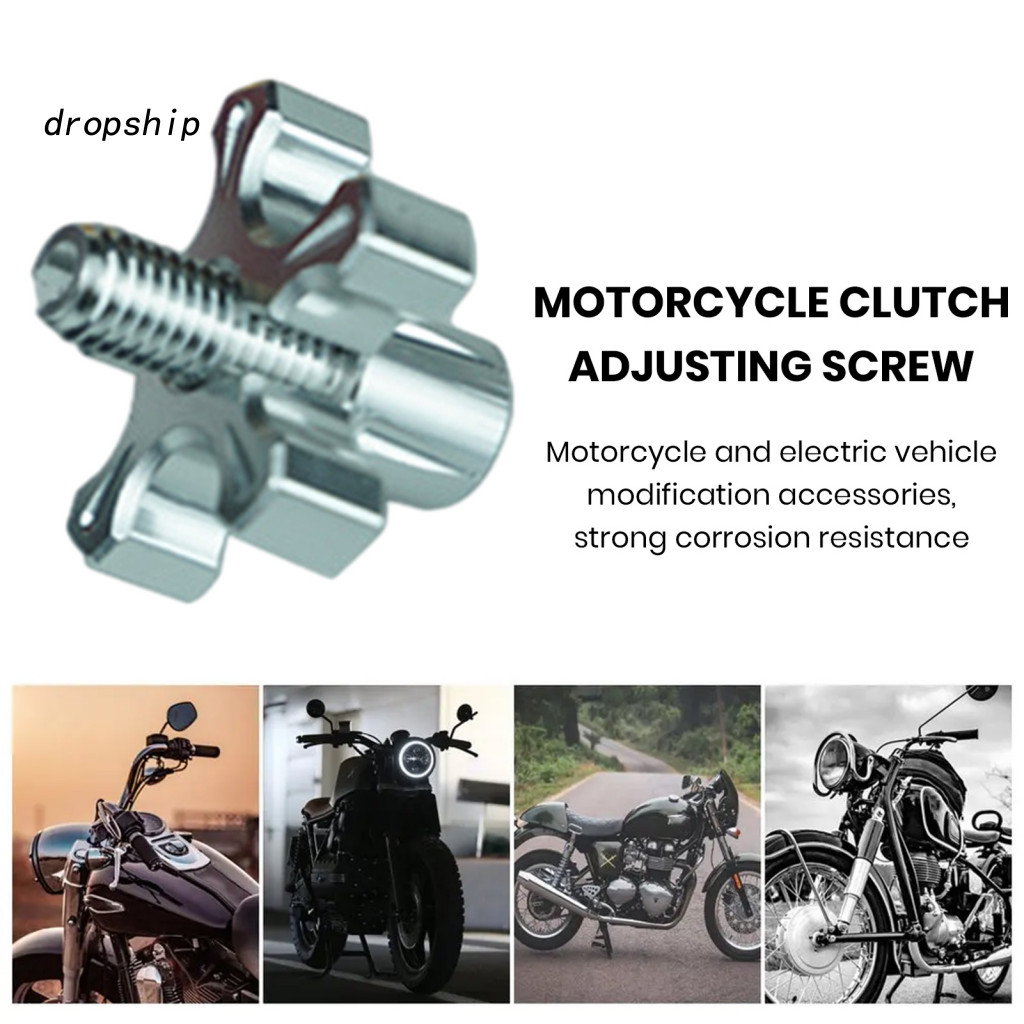 Motorcycle Clutch Fixed Screw Adjuster Bolt Cnc Aluminum Anodized Brake Lever Cable Fix for Motorbike Atv Utv Sport Bike