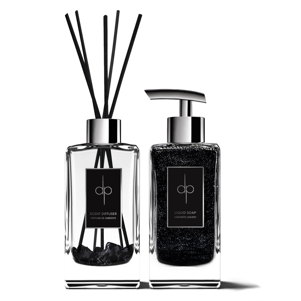 Kit Banheiro - Aromatizador & Sabonete - Black T (Proteção)