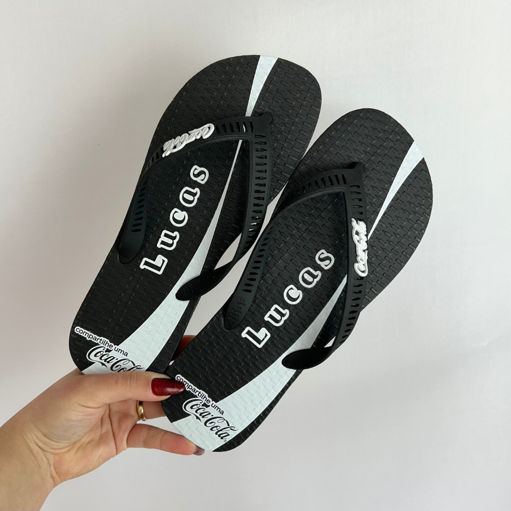 Chinelo Masculino CocaCola Personalizável Original