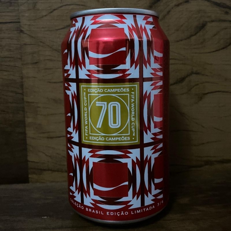 Lata CocaCola - (3/6 título copa 1970) Copa do Mundo da FIFA 2026 Lacrada