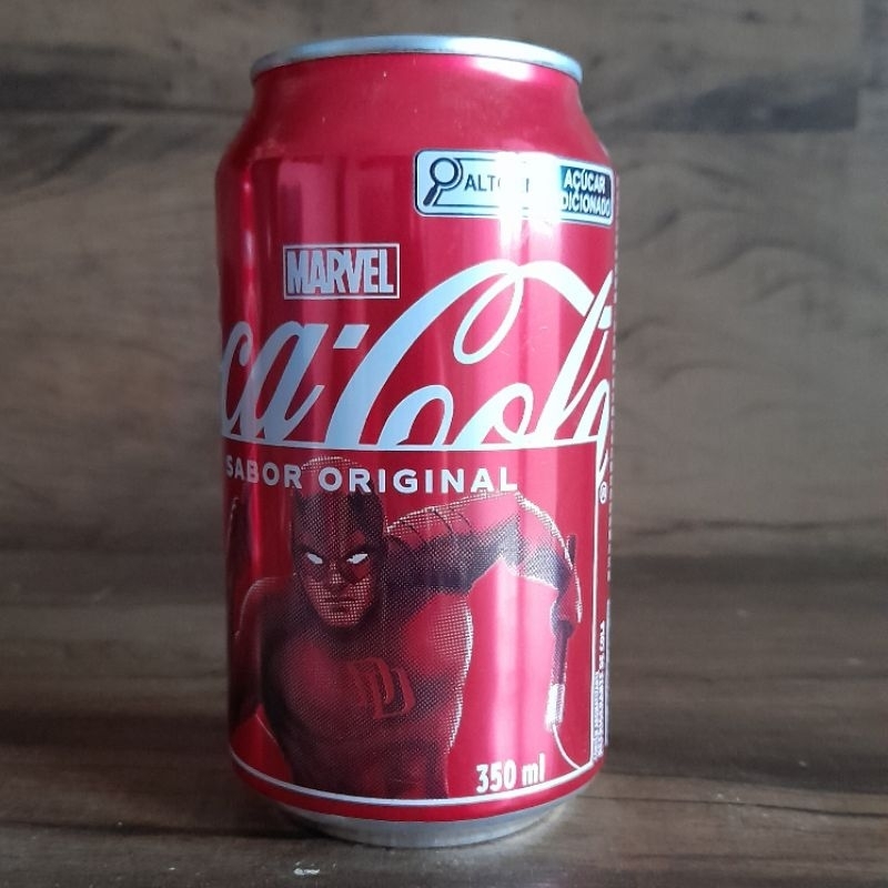 Lata CocaCola Marvel 350ml (Demolidor) Lacrada