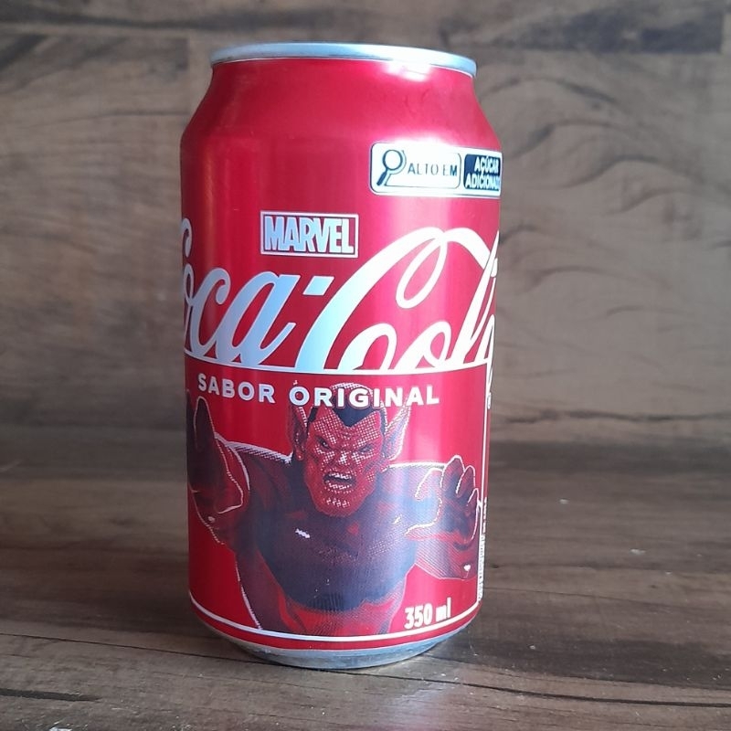 Lata CocaCola Marvel 350ml (Super Skrull) Lacrada