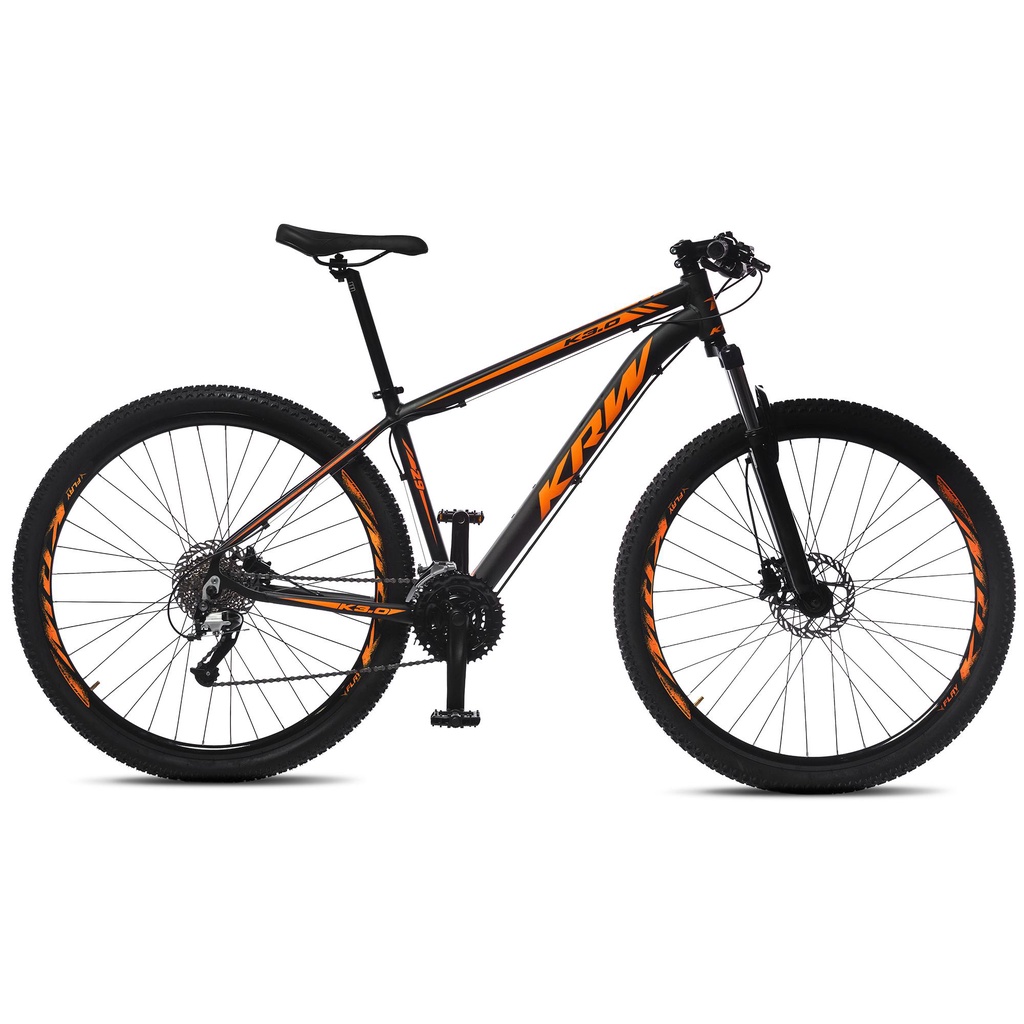 Bicicleta Aro 29 KRW Alumínio 24 Vel Freio a Disco Hidráulico X33