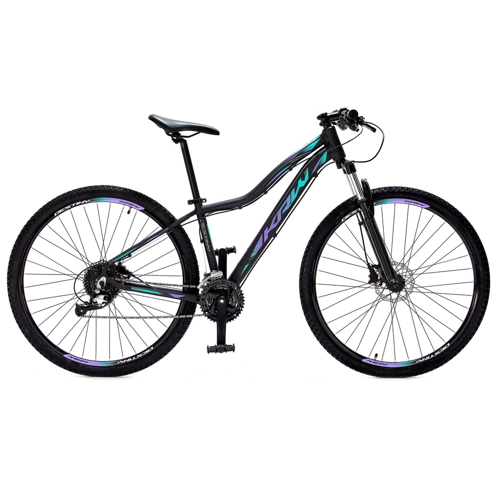 Bicicleta Aro 29 KRW Destiny Alumínio 27 Vel Freio a Disco Hidráulico SX42