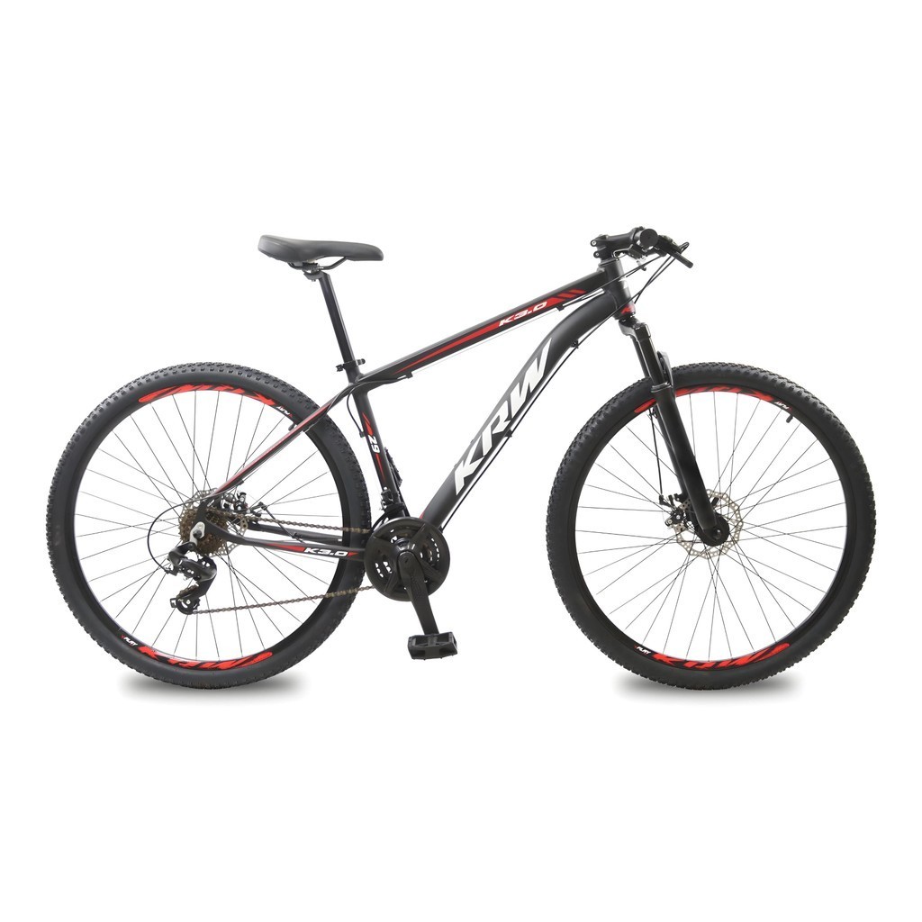 Bicicleta Aro 29 KRW Alumínio 27 Vel Freio a Disco R27