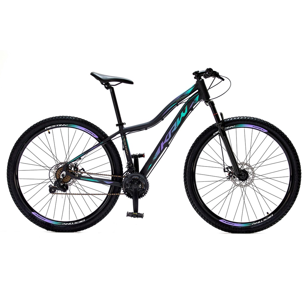 Bicicleta Aro 29 KRW Destiny Alumínio Shimano 21 Vel Freio a Disco SX26