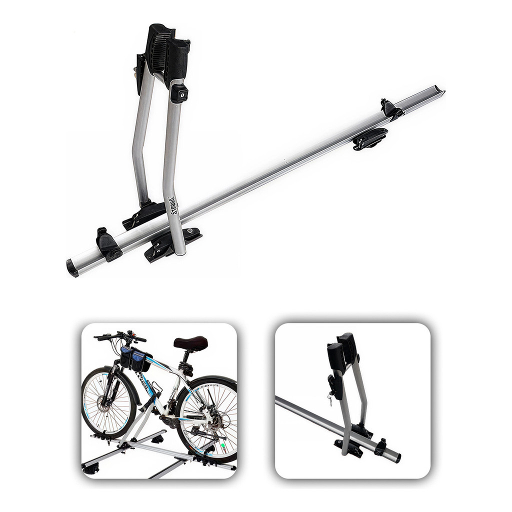Transbike Suporte Para Teto Bicicleta Bike Universal Bipartido Alumínio Para Carro