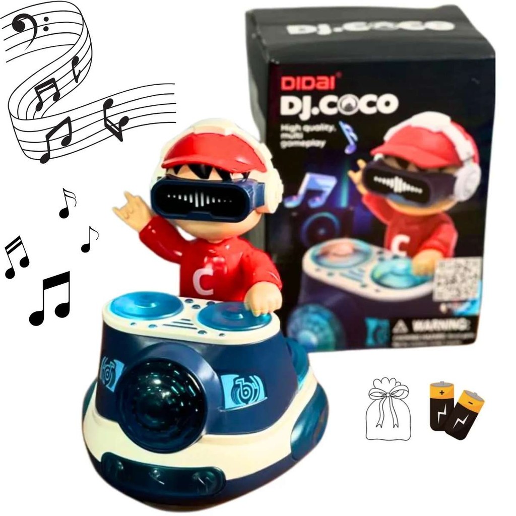 DJ Coco Brinquedo Interativo Infantil Brinquedo Para Menina Pronto Estoque