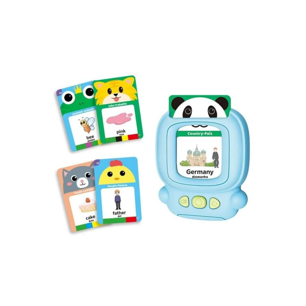 Aprenda Brincando Inglês 224 Palavras Azul Dm Toys Brinquedo Infantil Educativo Interativo Criativo Musical