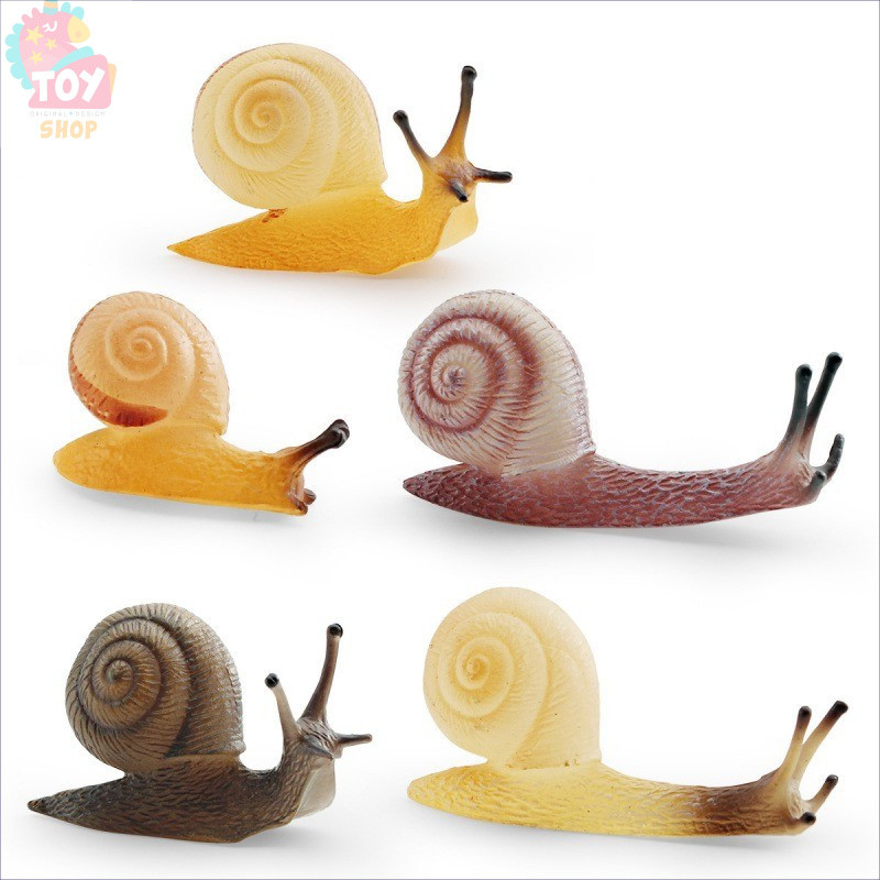 [Estoque Pronto] Simulação Caracol Figura Modelo Realista Réptil Em Miniatura Para Micro Paisagem Decoração De Jardim Ac