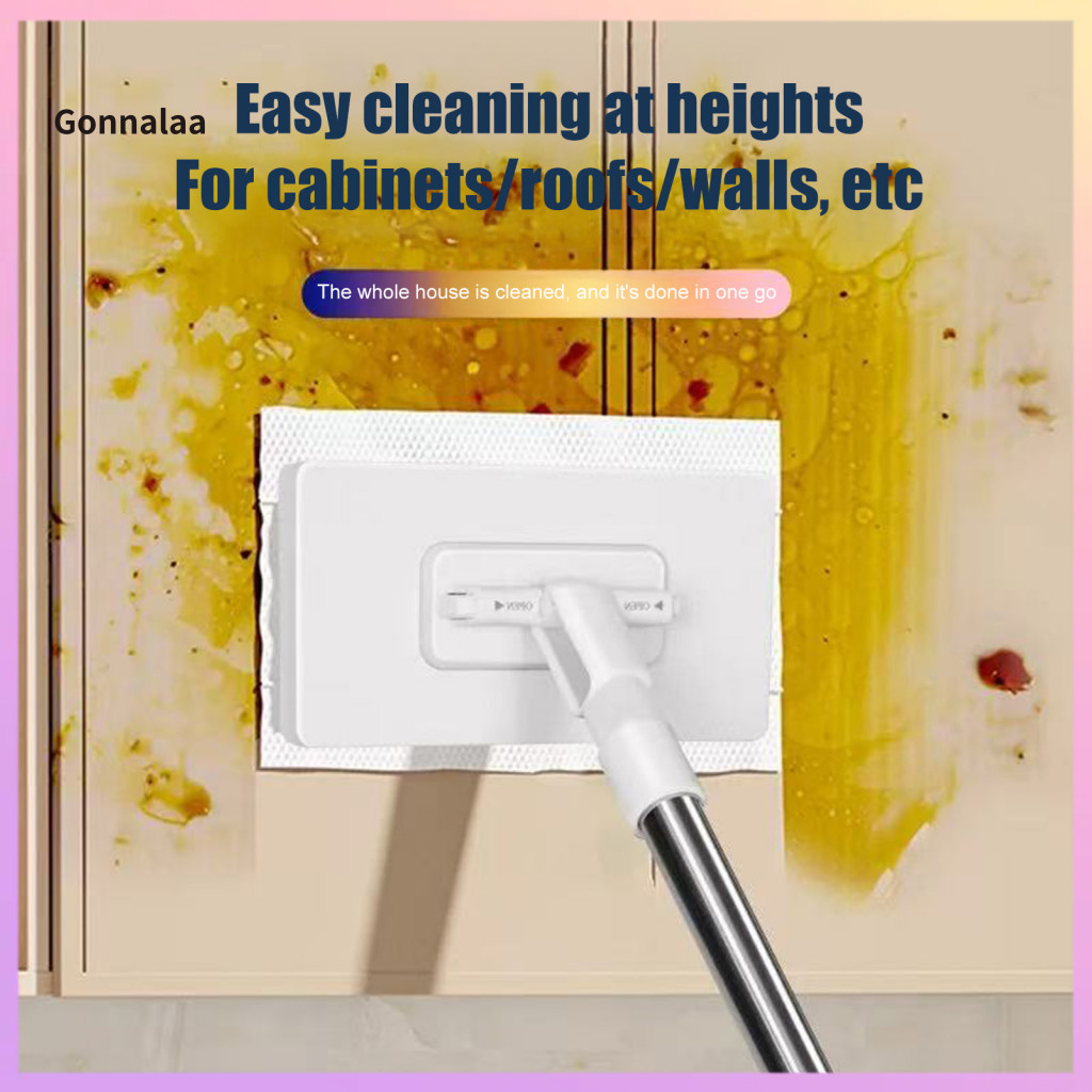 Mini Portable Flat Mop – Lightweight Compact Size for Home Kitchen Bathroom Rv Easy Small Space Floor for Quick and Ef