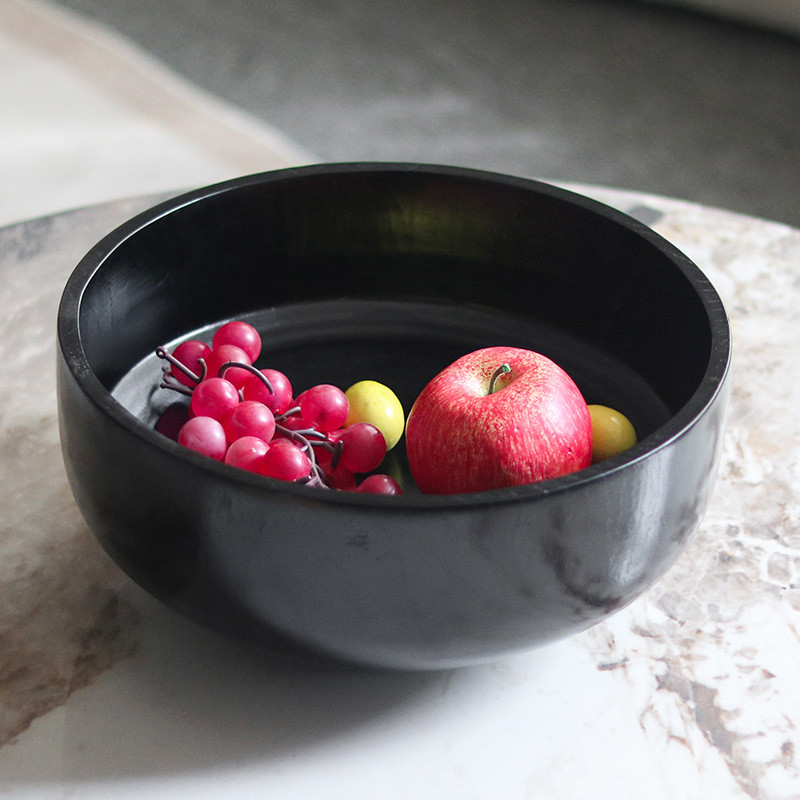 Nordic minimalist round decorative fruit plate, snack bowl, ornament for model rooms, coffee tables, hotels, and sales o
