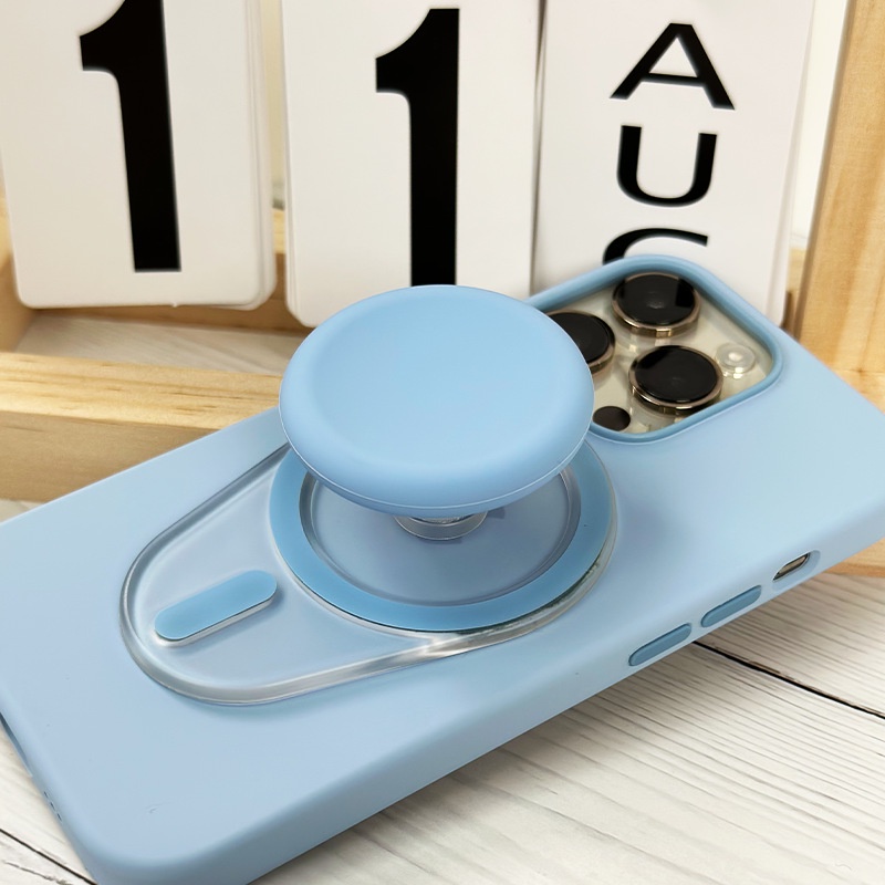 Magnetic Phone Grips Macaroon Finger Ring Holder Plain Clear Griptok Bracket Plain Phone Socket em português: