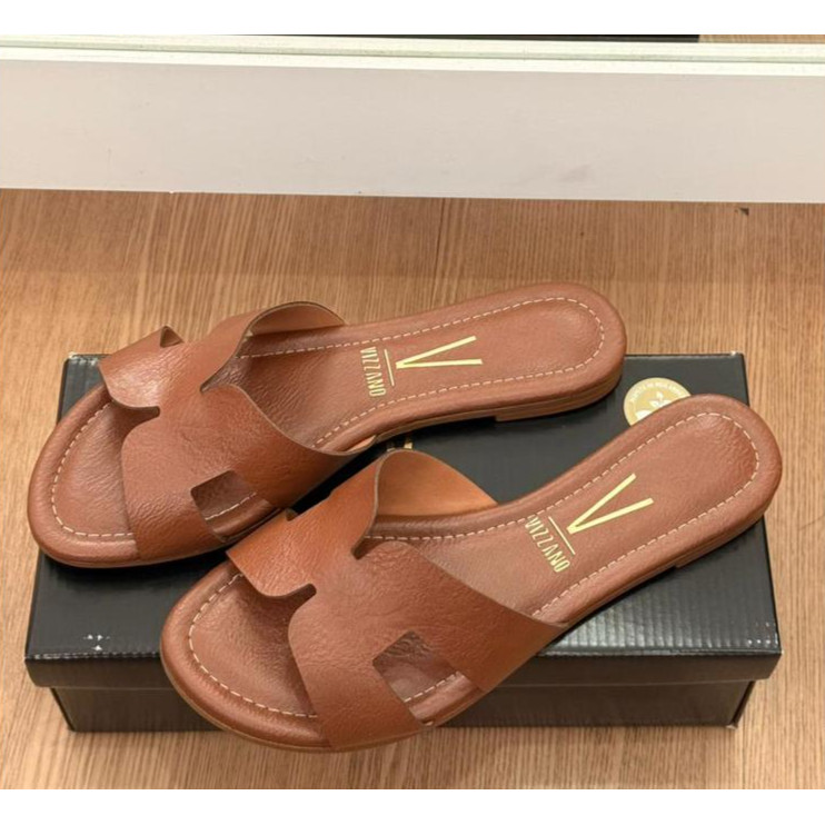 Sandalia Rasteira Feminino Vizzano Tira H Moda Casual