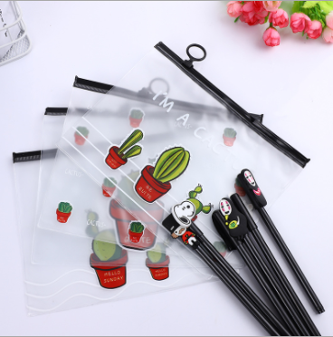 9 pcs Estojo Multiuso Bolsinha Necessaire Porta Descartavel Estojo Transparent Estojo