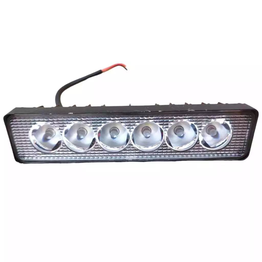 FAROL MILHA MOTO AUXILIAR PALITO 6 LEDS LUZ SUPER BRANCA 6000k STROBO NEBLINA CARRO TRATOR CAMINHÃO