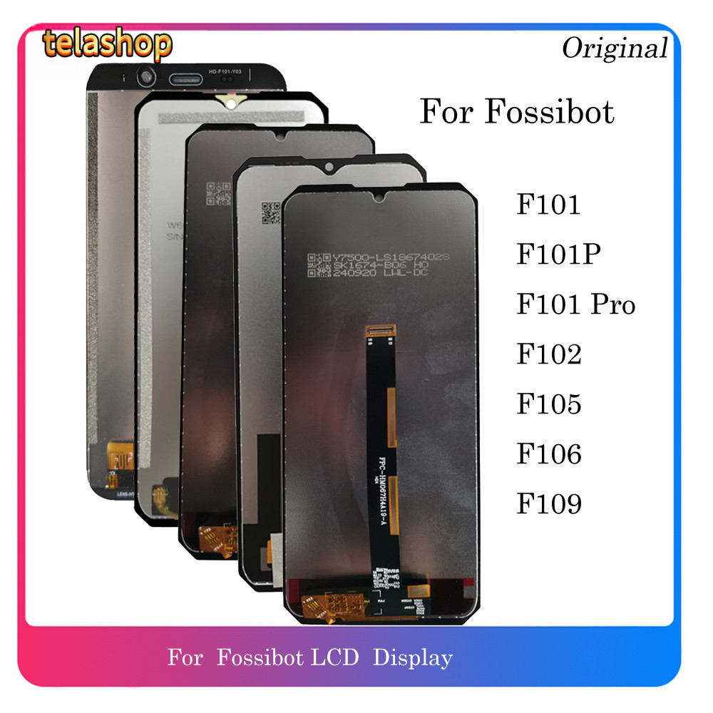 Tela LCD Original com Touch Screen e Digitalizador para Substituição em Fossibot F101 F101P F101 Pro F102 F105 F106 F109