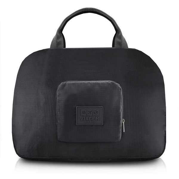 Bolsa de Viagem Dobrável Trapézio Estampa Lisa - Jacki Design