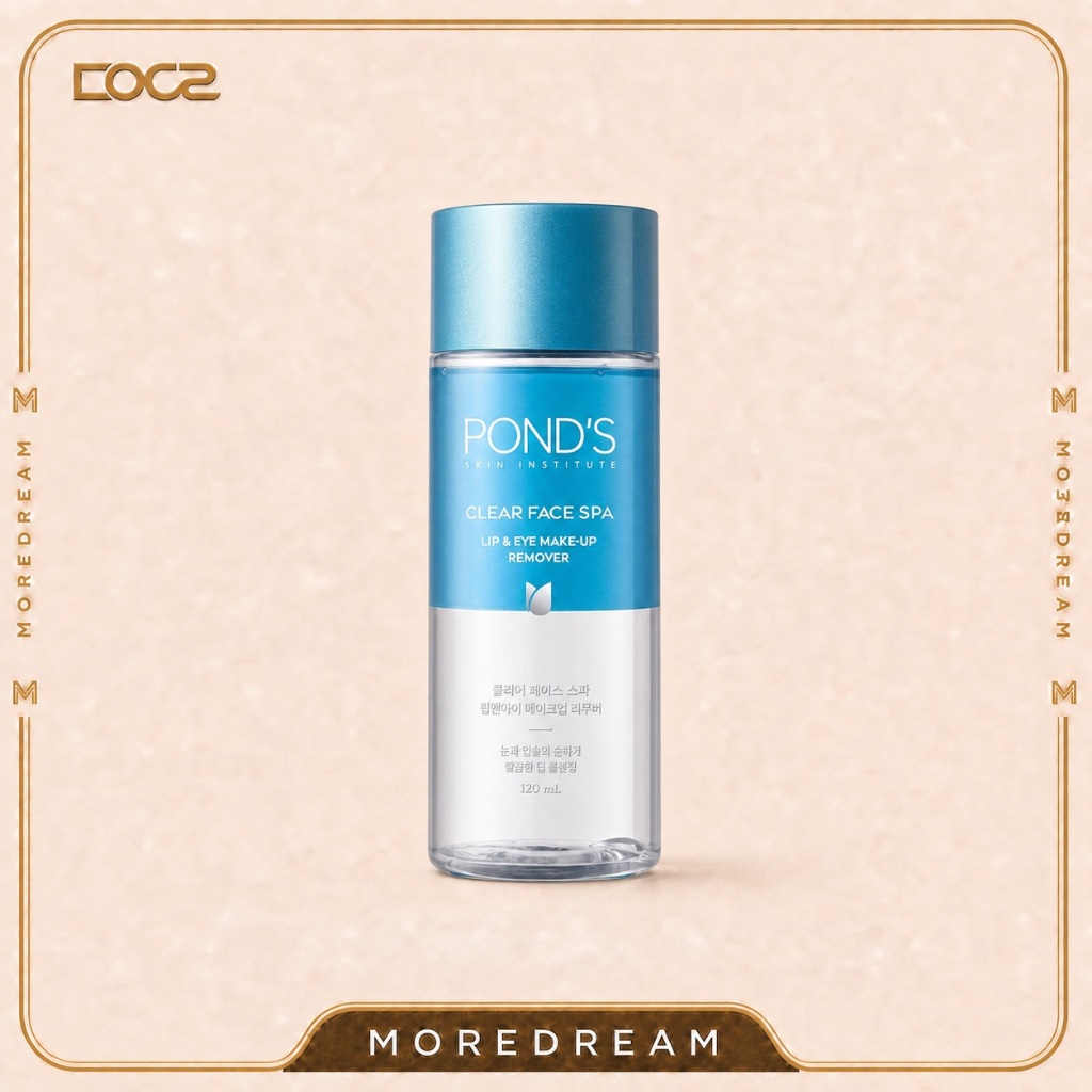 Removedor De Maquiagem Labial E Olhos POND'S Clear Face Spa , 120ml , Pacote Com 2