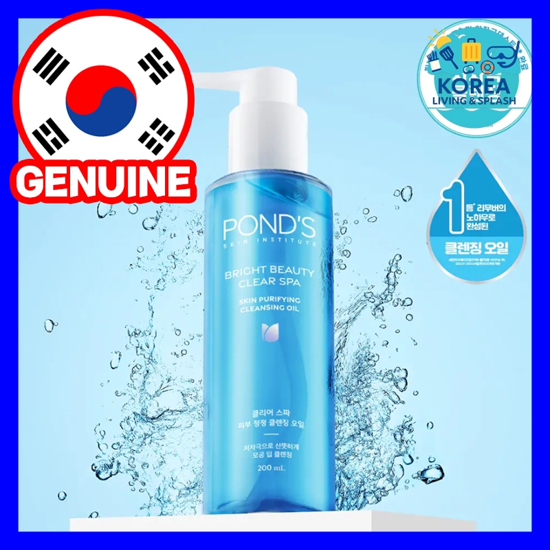 Óleo De Limpeza Ponds Clear Spa 200ml Profunda Diária Suave Para Poros E Maquiagem