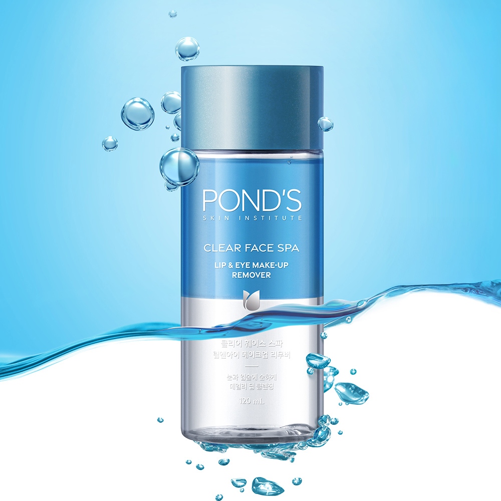Removedor De Maquiagem Para Lábios E Olhos K-Beauty POND'S Clear Face Spa 120ml De Limpeza