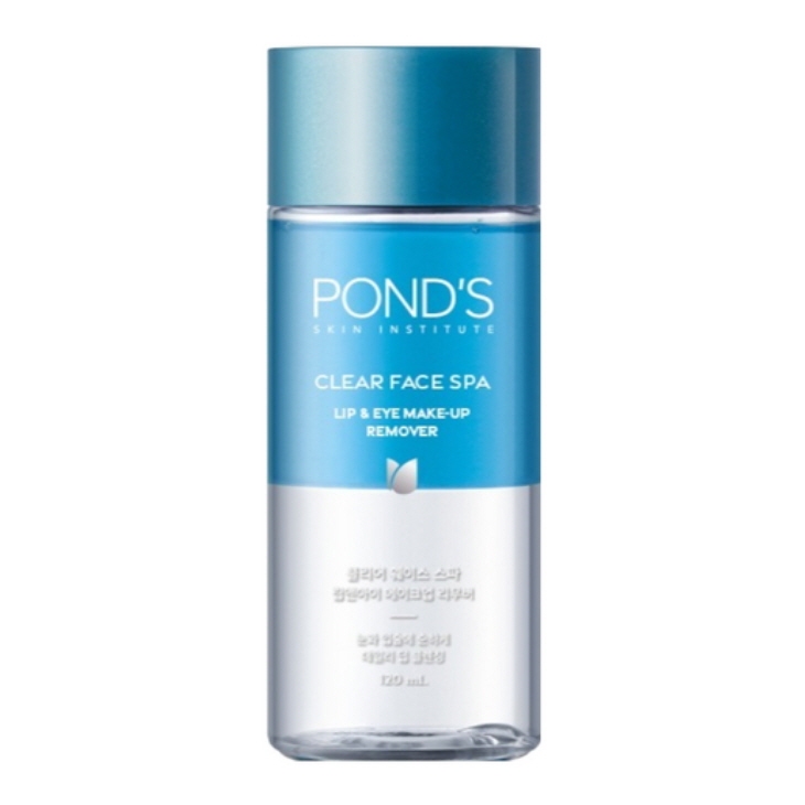 POND'S Clear Face Spa Removedor De Maquiagem Para Lábios E Olhos 120ml À Prova D'água