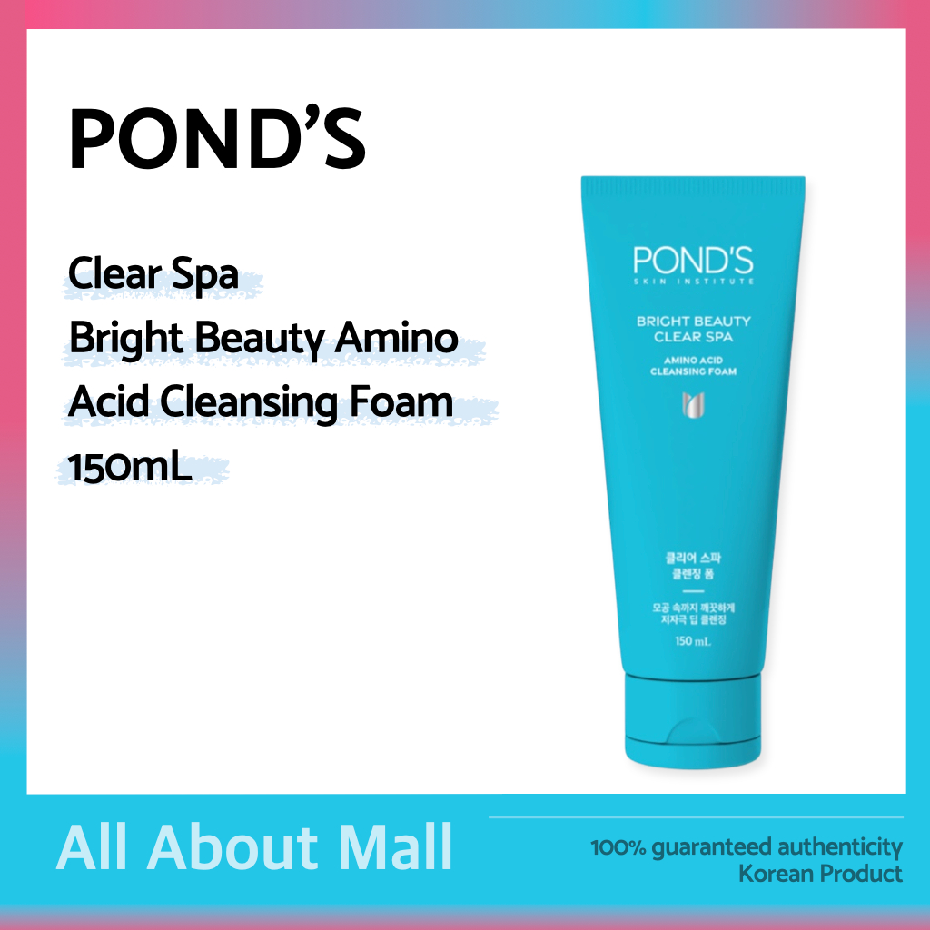 [POND'S] Espuma De Limpeza De Aminoácidos Clear Spa Bright Beauty 150mL