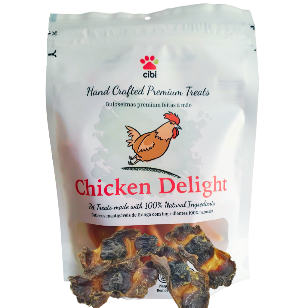 Moela de Galinha 80g Chicken Delight - Fonte de Ferro e Vitaminas B - Imunidade Forte - Cibi