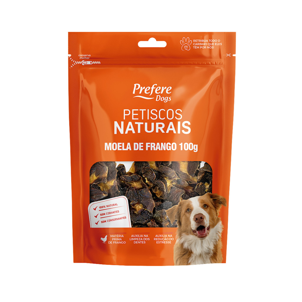 Petisco para Cães | Frango Moela 100gr | Prefere